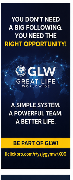 imcsystem's tweet photo. 💥 THIS IS YOUR SIGN TO START LOOKING!
The online business world keeps evolving.
Explore Great Life Worldwide and see whether it fits your goals.
👉 https://t.co/LGJACtlwJL
#GreatLife #OnlineBusiness #NewOpportunity #Entrepreneur #SideHustle https://t.co/wrxd0Fi9Fy
