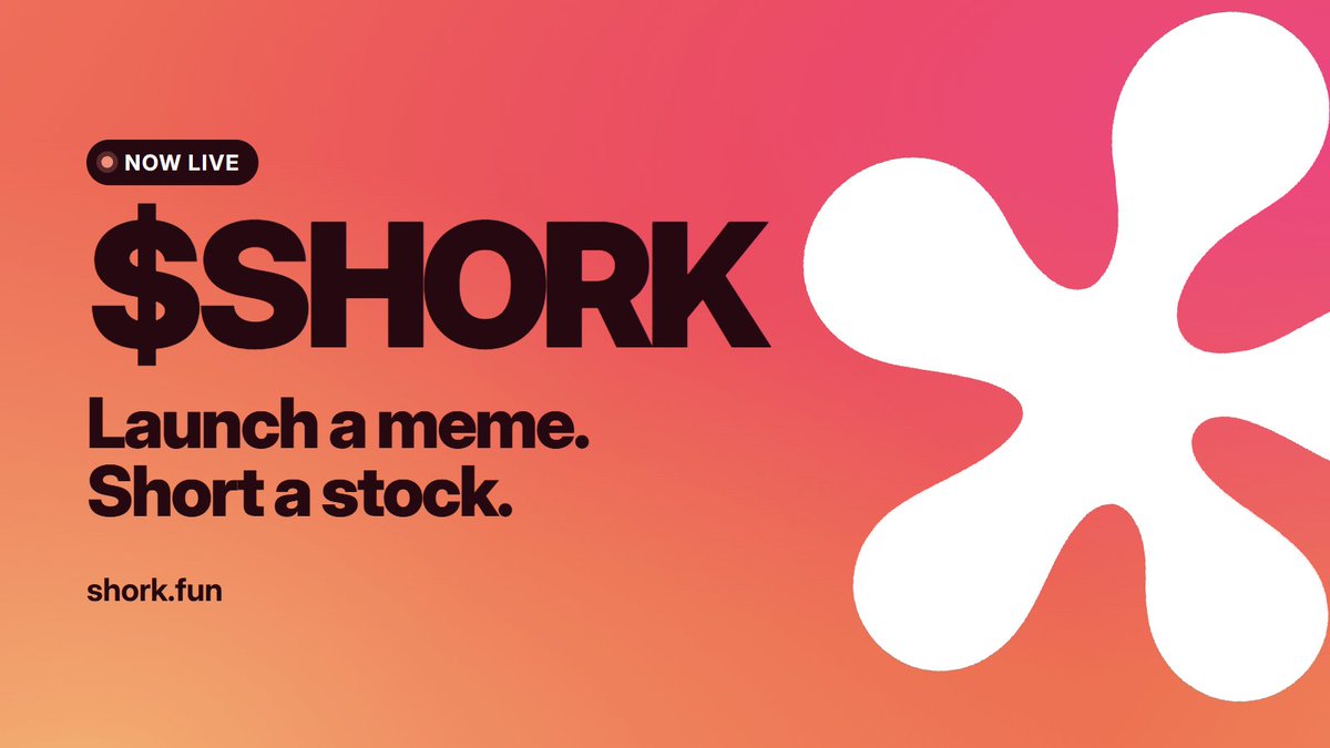 ShorkFun's tweet photo. $SHORK is live.

Launch a meme. Short a stock.

Every coin launched on https://t.co/Ocomnxzq98 locks a 3% creator fee to its own wallet on-chain. 20% of those fees is set to buy back and burn $SHORK.

CA: BH2PVkGqyQDUUpAB1pdk75Q2zLh4dyfbfUsXUDvBX2FL

https://t.co/Ocomnxzq98 https://t.co/T0sf61mEXn