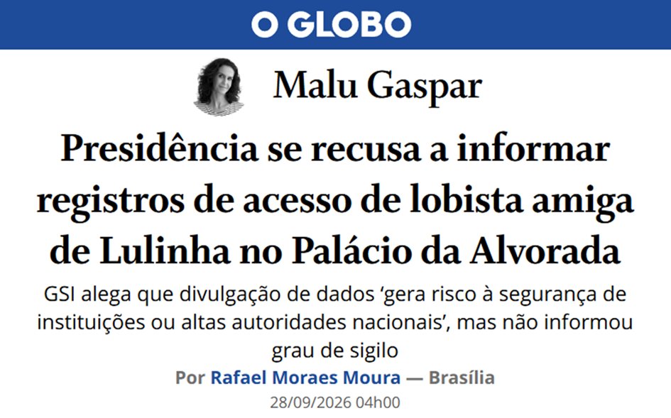 kimpaim's tweet photo. Lula vai BLINDAR Roberta Luchsinger? https://t.co/u6g7HoB9Al