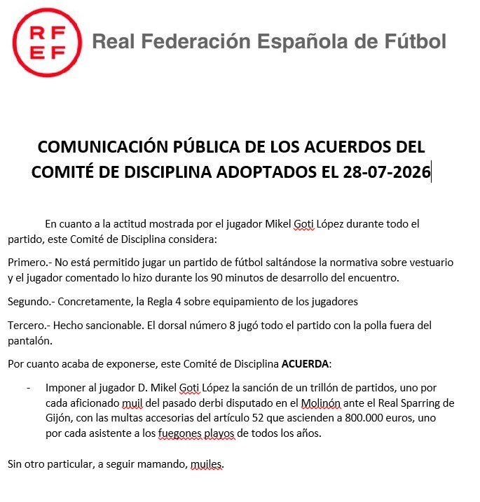 Dalaienator's tweet photo. OJO, el Comité de disciplina quiere sancionar a Goti https://t.co/qyUwYTYZuV