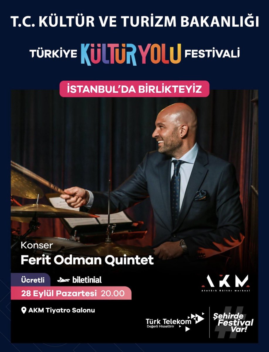 feritodman's tweet photo. Bu akşam AKM 🥁 https://t.co/DkuOoZo2MH