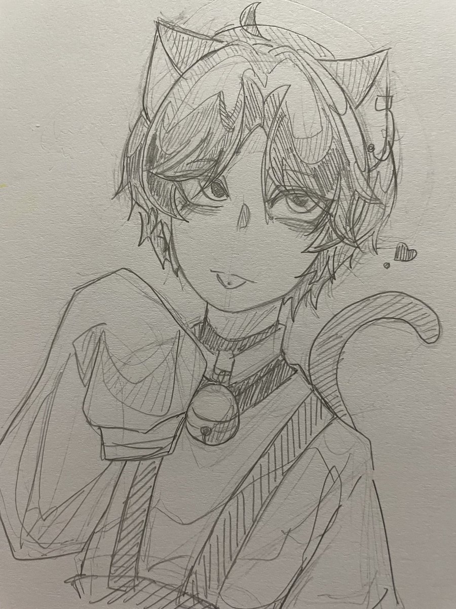 Sak0ra_k's tweet photo. 🐈 らくがき 🐈

#アナログイラスト https://t.co/ntBUqxNrzt