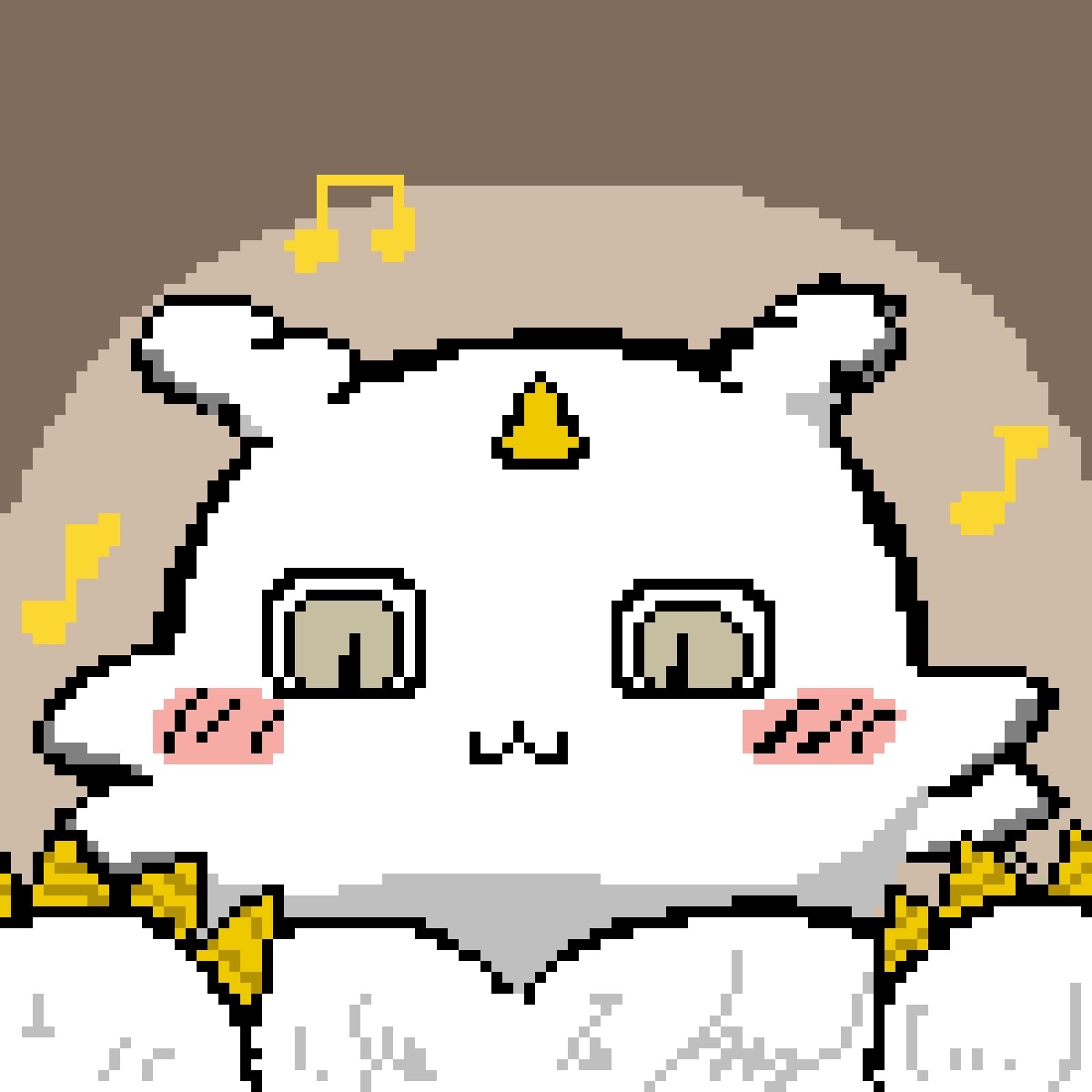 Kuromoti_78's tweet photo. あの子もかわちいよねぇ🐯
るんるんなあの子。

#ハートピア #ちいかわ #ドット絵 https://t.co/O7z5ginPT1