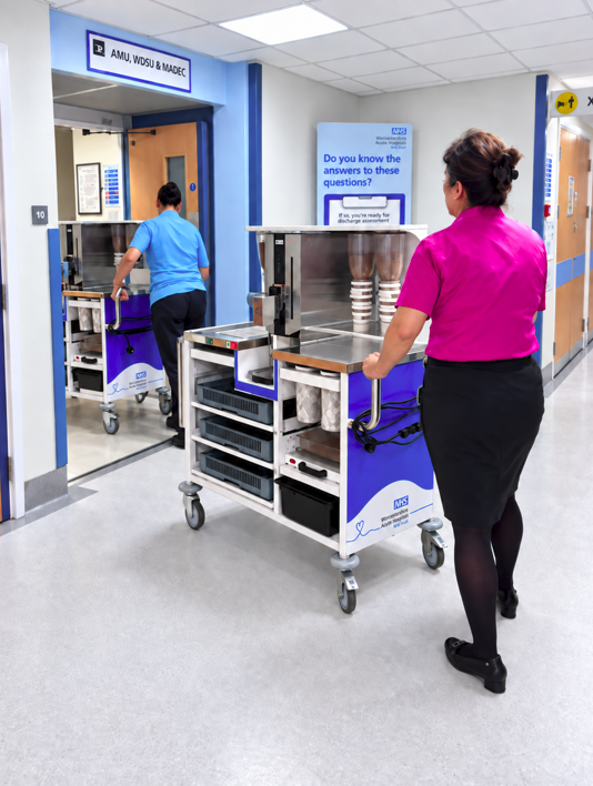 RefreshmentSys's tweet photo. It was great to see our new Ward Beverage Trolleys installed and ready for use at an NHS hospital.

A hot drink can be a small but important part of a patient’s day, and these trolleys are designed to help staff provide refreshments efficiently across the wards.

A big thank you to everyone involved in making the installation run smoothly.

We’re proud to continue supporting NHS teams with practical refreshment solutions that work around the needs of both staff and patients.

#NHS #Healthcare #PatientExperience #HospitalCatering #RefreshmentSolutions
