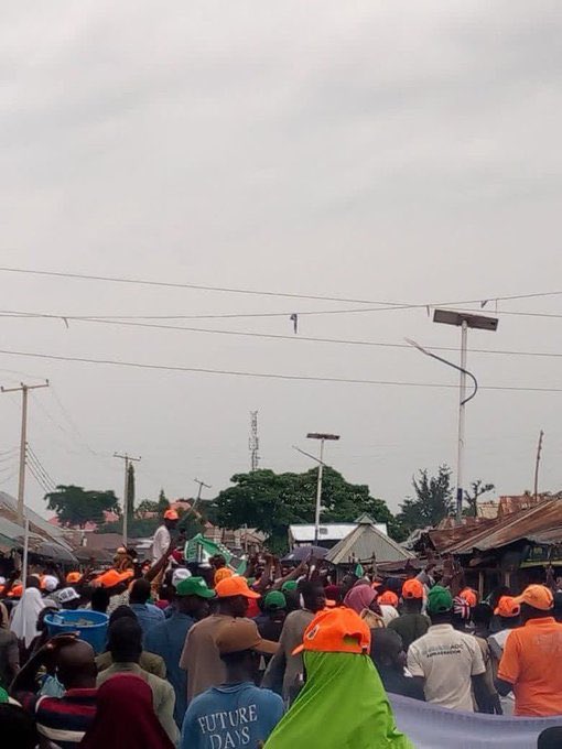 Mr_Emmcap__'s tweet photo. Zaria witnessed a peaceful solidarity walk by ADC supporters in support of His excellency @atiku and our principal, H.E @IsaAshiruKudan the incoming governor of kaduna state insha Allah. 

The peaceful mobilisation reflects the supporters’ solidarity and commitment to the ADC movement.
