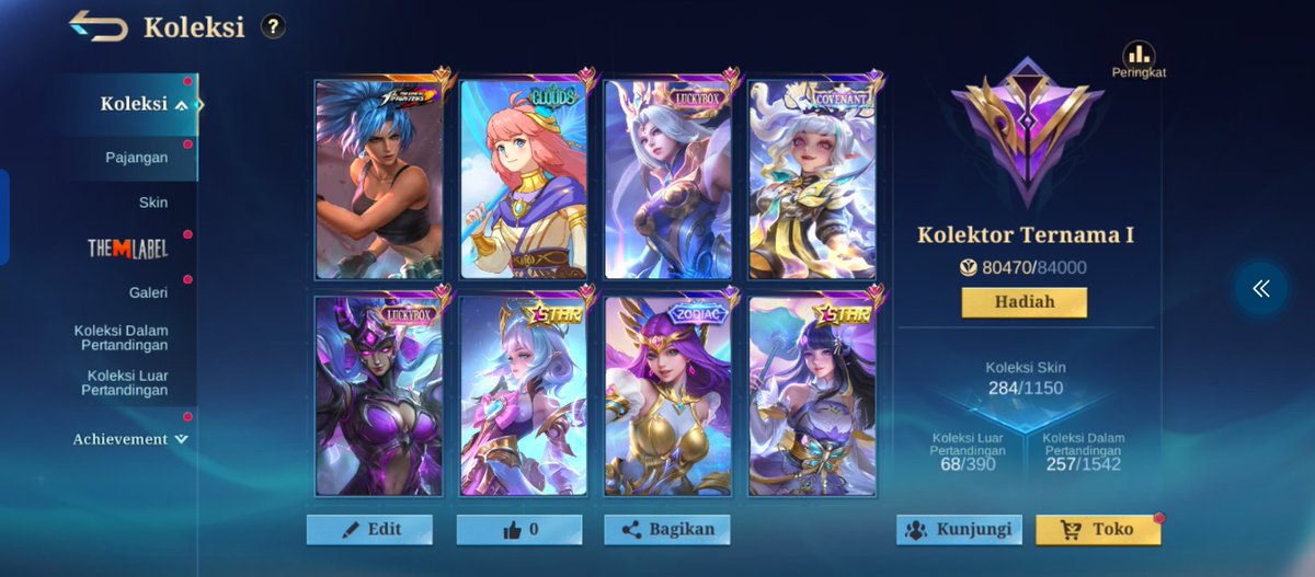 puttpnyjn's tweet photo. Wts akun ml fem magesupp no minus bisa ce wdp on 3 day 150k #zonauang #zonajajan #bealanja https://t.co/jJgnnc2fJG