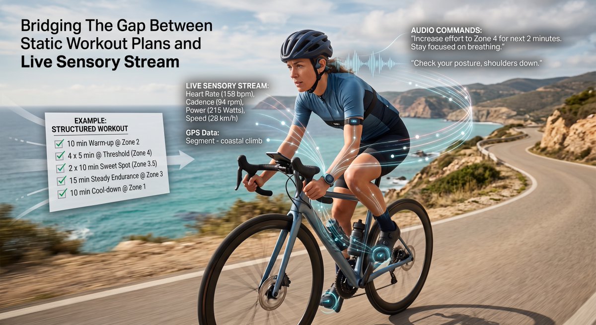 alphanomeai's tweet photo. Bridging The Gap Between Static Workout Plans and Live Sensory Stream

@domeslyride 

https://t.co/M3ajN9EbtL https://t.co/R4r1OZdxTz