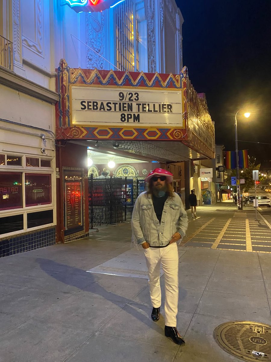 SebTellier's tweet photo. Merci San Francisco !!! ❤️🍄 Forever in my heart it was magic 🪄🥹 @castrotheatre https://t.co/Lyha3B9e8E