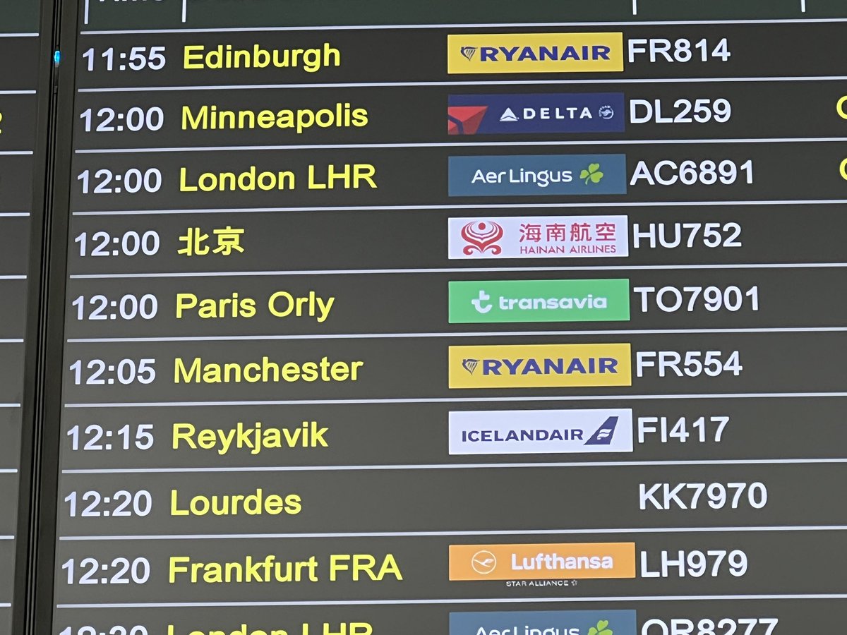 tabidouga810's tweet photo. アイルランド・ダブリン🇮🇪を出発

北欧旅から3週間が経過。今回は、仕事の都合で急遽決まったフランス🇫🇷・パリ3泊4日旅。いつもは2人旅だが今回は1人旅。

パリは人生初訪問なので楽しみ。ダブリン空港T1の14番エリアを利用。手荷物無し&amp;既にチェックイン済なので本来は行く必要無いが興味本位で見た。 https://t.co/jjOsdFh71g
