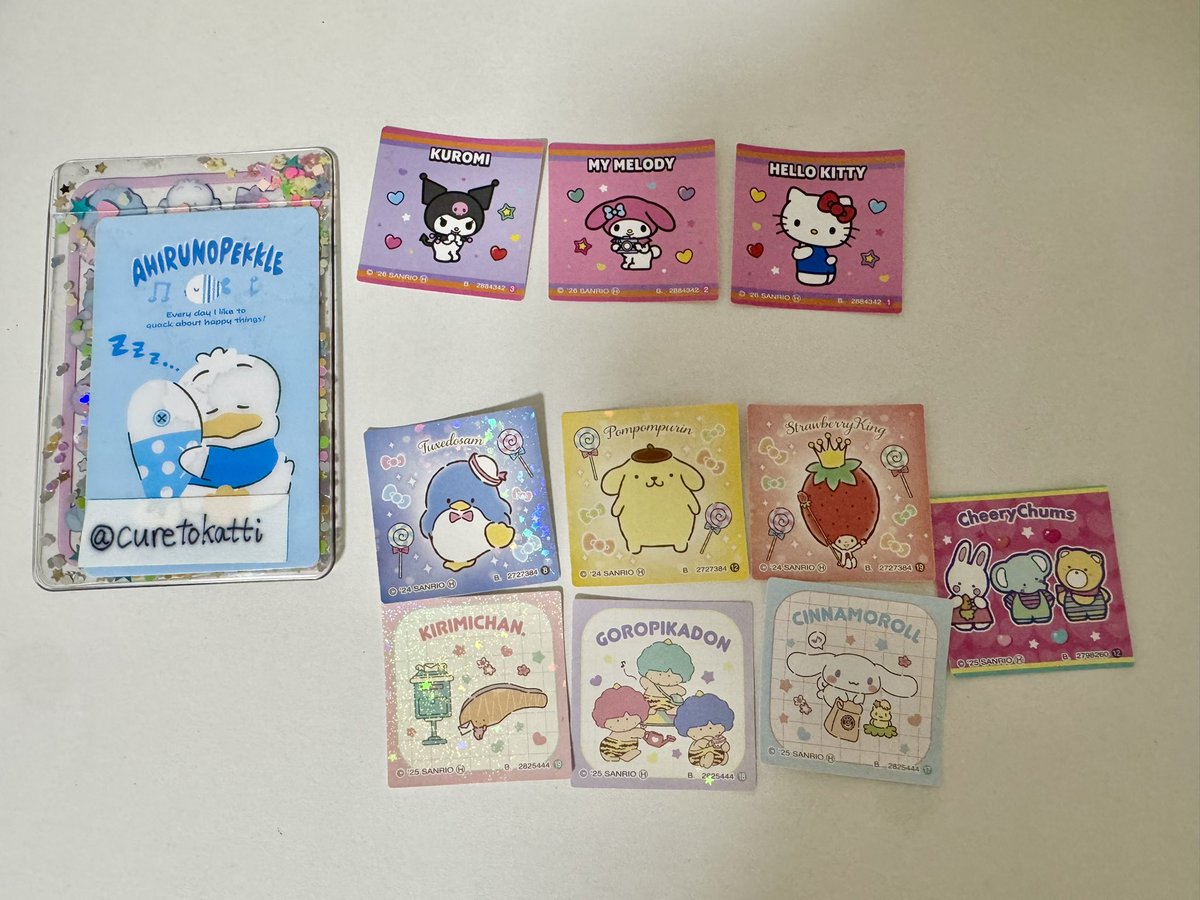 curetokatti's tweet photo. サンリオキャラクターズ スナック シール 交換

譲▶︎写真①
求▶︎写真② ペックル

検索からでも気軽に声掛けください https://t.co/bhFZsnIPWF