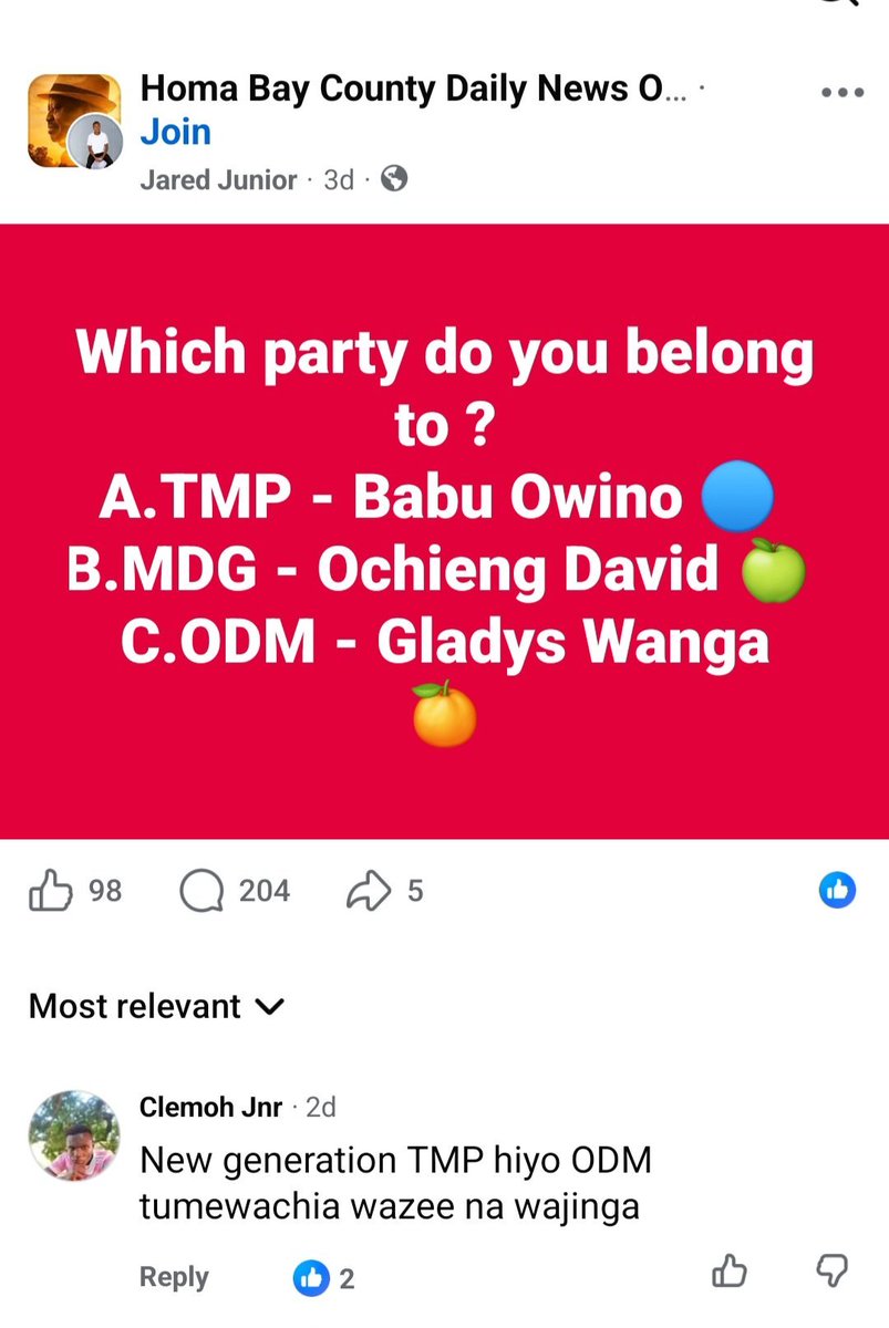 HEBabuOwino's tweet photo. A patriotic Gen Z shared these screenshots with us.
The MWANANCHI PARTY wave is sweeping across the country.

Kenyans are yearning for generational change, and it's here with us. https://t.co/sMLgy0MFUW