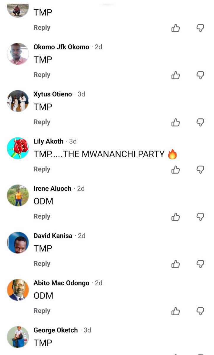 HEBabuOwino's tweet photo. A patriotic Gen Z shared these screenshots with us.
The MWANANCHI PARTY wave is sweeping across the country.

Kenyans are yearning for generational change, and it's here with us. https://t.co/sMLgy0MFUW