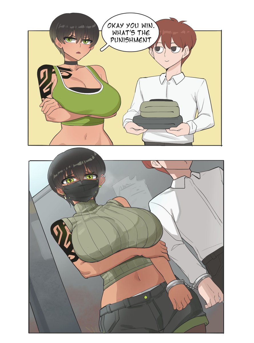 hyyun_ho's tweet photo. Does anybody know where the short hair with turtle neck type character came from https://t.co/YObYlPOE03