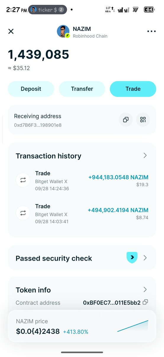 huo2win's tweet photo. @shahrianazim6 @ponsdotfamily bought $NAZIM token.

EVM : 0xd7B6F3Af1e704B3D91A035783b6cC7DC198901e8 https://t.co/Y4a8ri9MRm