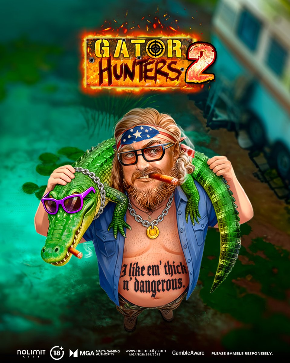 CityNolimit's tweet photo. This hereβs Greg. Calls himself a ladiesβ man π
Hell, anything looks like a 10 after six brewskis and three days in the swamp π
#NolimitCity #Greg #GatorHunters2 #BuryTheLimit
18+ | Please Gamble Responsibly | https://t.co/fhMsDoY8Sp https://t.co/C2AJaaNes1