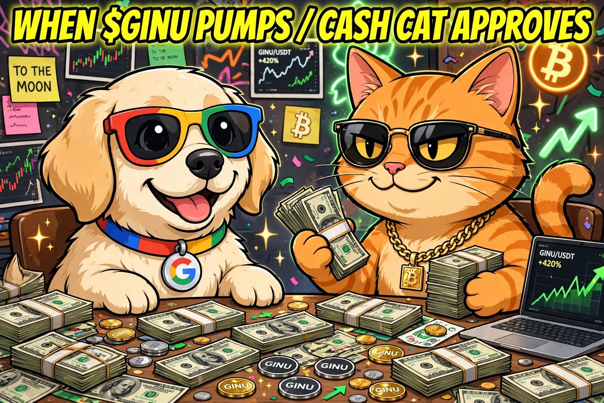 GoogleInu's tweet photo. WHEN $GINU PUMPS / CASH CAT APPROVES 💸

+420% and counting... to the moon! 🚀

$GINU https://t.co/2hPRVACLUM