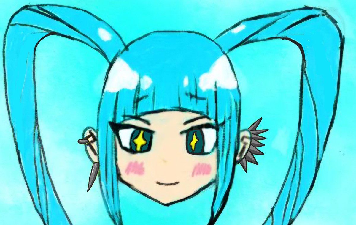 chiyu1035's tweet photo. 就是個純手抹的慧流
#100カノファンアート https://t.co/KbrsWcK3TD