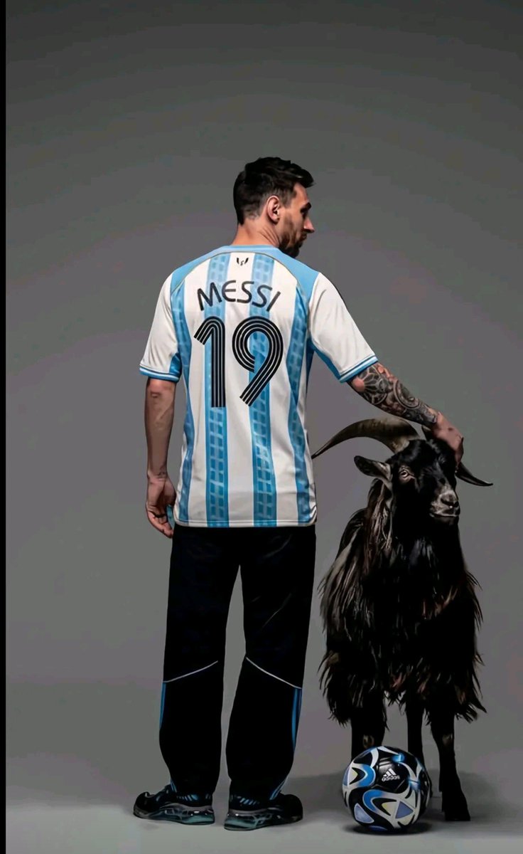munah_tee's tweet photo. The only goat I know 🐐
Any other goat can be seen in the slaughter😒
Respect 💙👑 https://t.co/6ovDlX1Es7