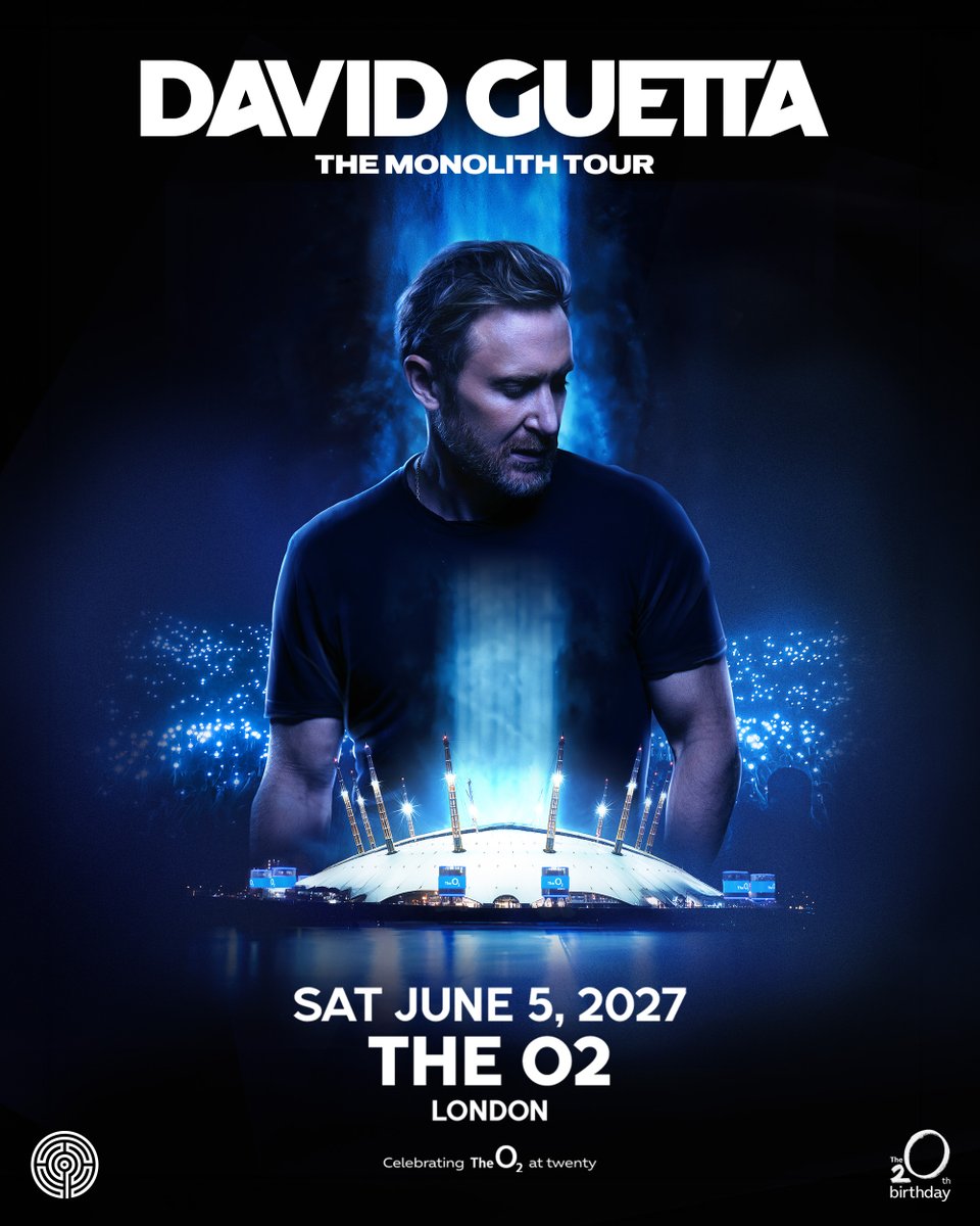 davidguetta's tweet photo. 🇬🇧 London …It’s time!!! 🔥
📆 June 5, 2027
⭐️Presale: October, 1 - 10:00 a.m BST
🔗Sign up for presale: https://t.co/BMUVKZK1dZ
🎫General sale: October 2 - 10:00 a.m BST https://t.co/ZO4cmxd2OX