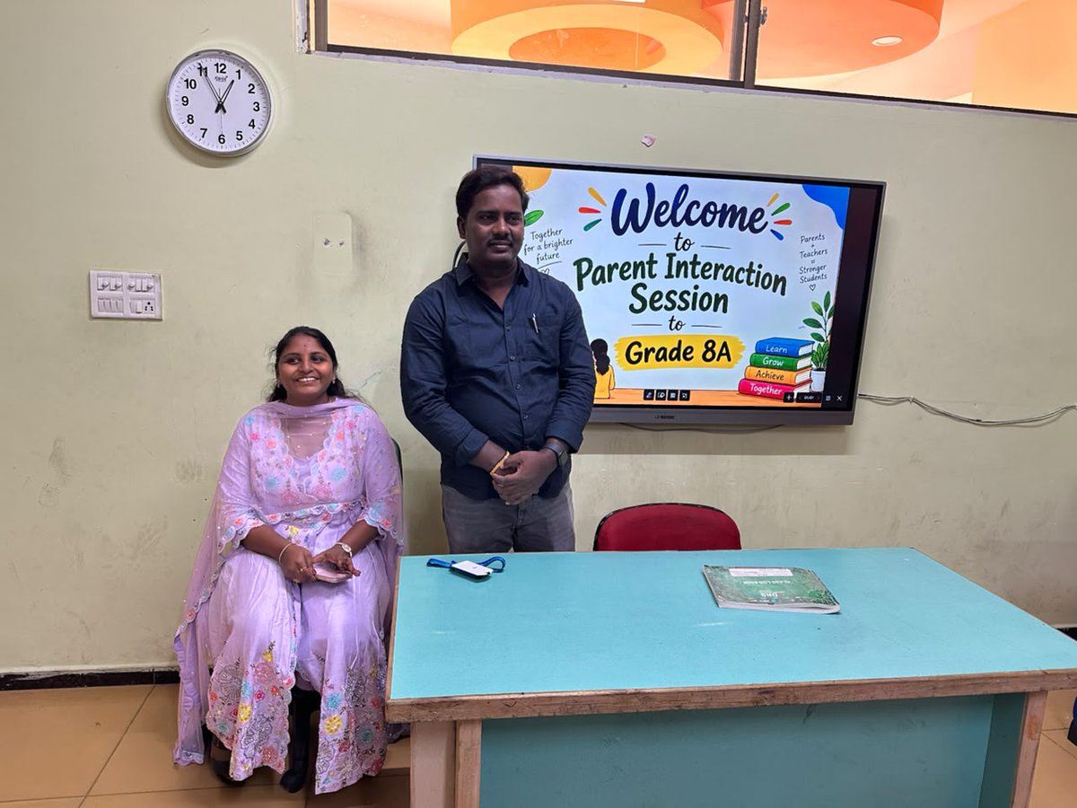 DrsSchool's tweet photo. Highlights of the Parent Interaction Session - Grade 8A

#ParentInteractionSession #Grade8A #ParentTeacherInteraction #SchoolLife #StudentSuccess #LearningTogether #StrongerTogether #EducationMatters #SchoolCommunity #TogetherForABrighterFuture https://t.co/qPiw7u0R5A