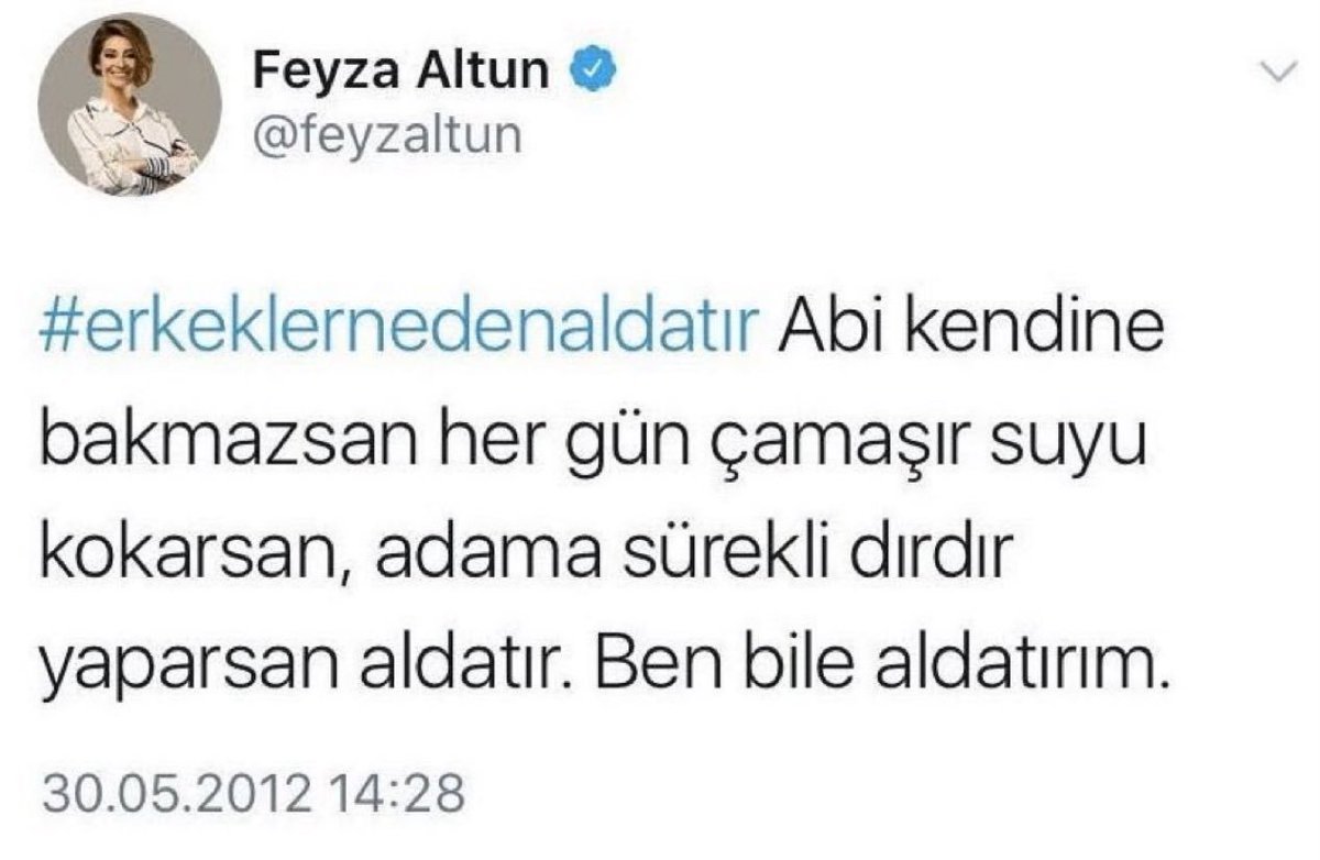 gundemio's tweet photo. Eşi tarafından aldatıldığını duyuran Feyza Altun'un seneler önceki sosyal medya paylaşımı yeniden gündem oldu. https://t.co/b2rGmRr3I9