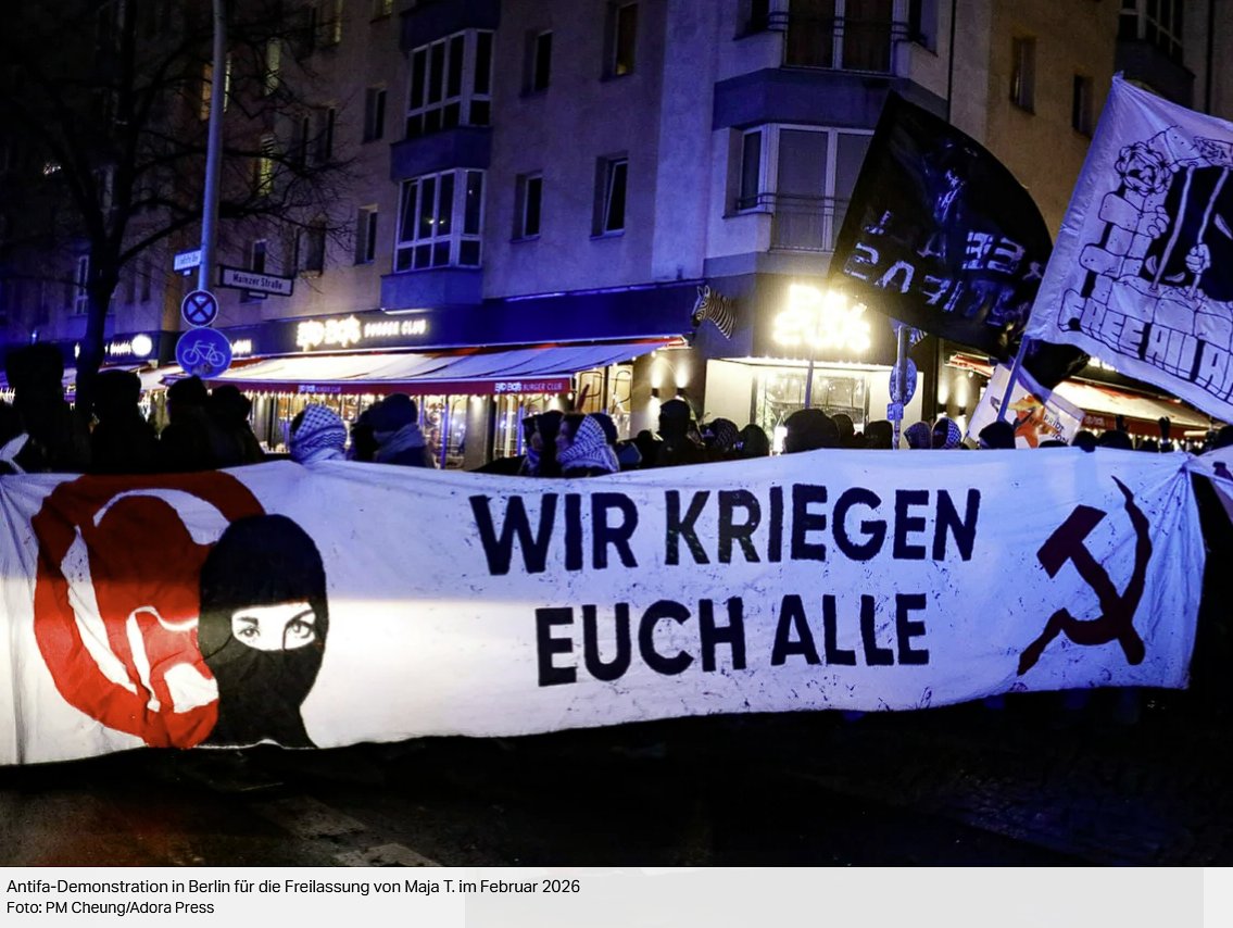 AliCologne's tweet photo. Warum sind linke Gewaltfantasien okay?

Warum geht der Rechtsstaat nicht gegen diese Gruppierungen vor? https://t.co/bvUGsXG532