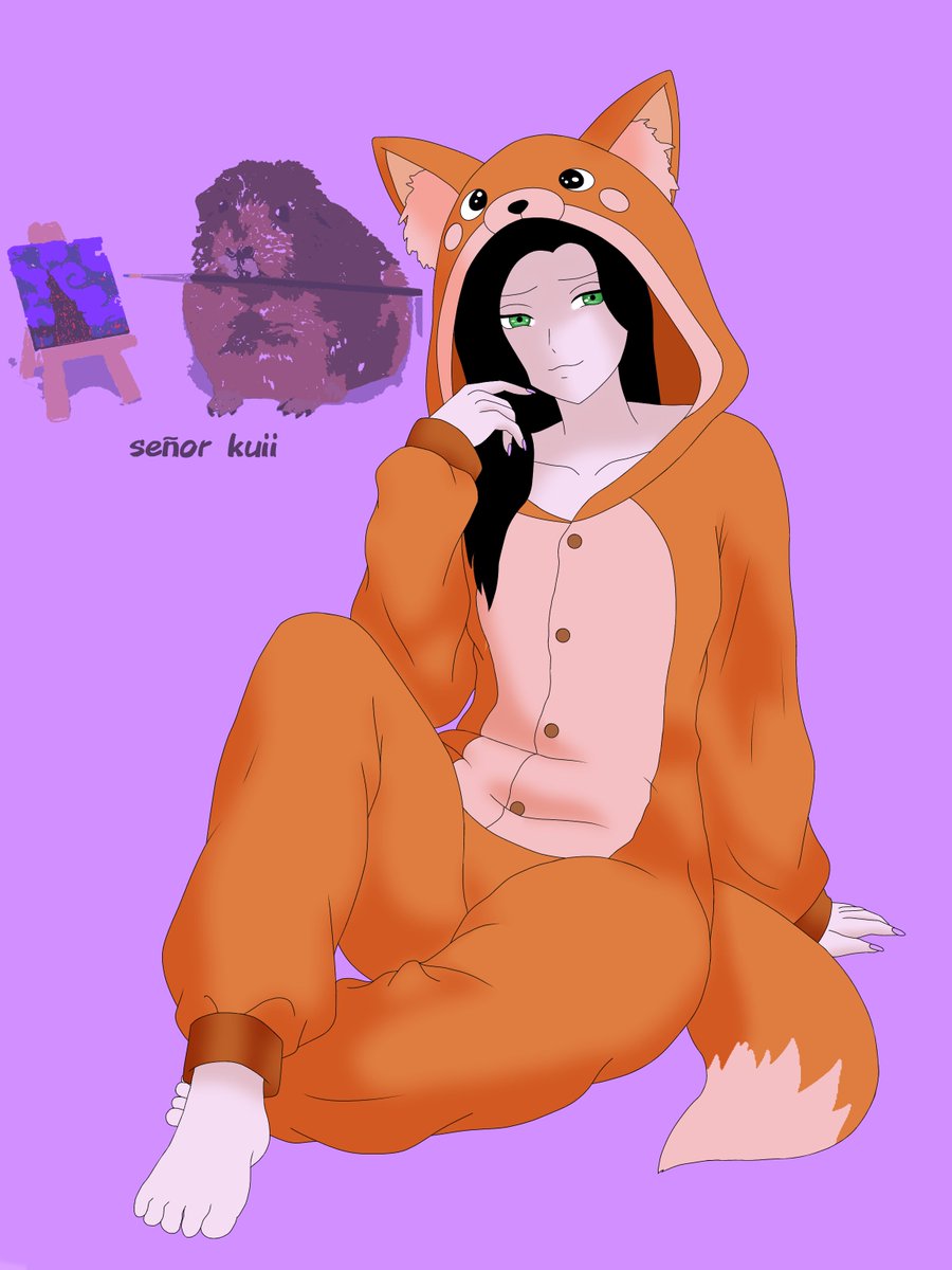 Tusenpa87566113's tweet photo. Otro día sin poder dormir pero al menos ya acabe el segundo, está vez de Eva como había dicho.
#OC #original_character #dibujodigital #digitalart  #waifu #Pijama #drawing https://t.co/Lanmsxw3U0