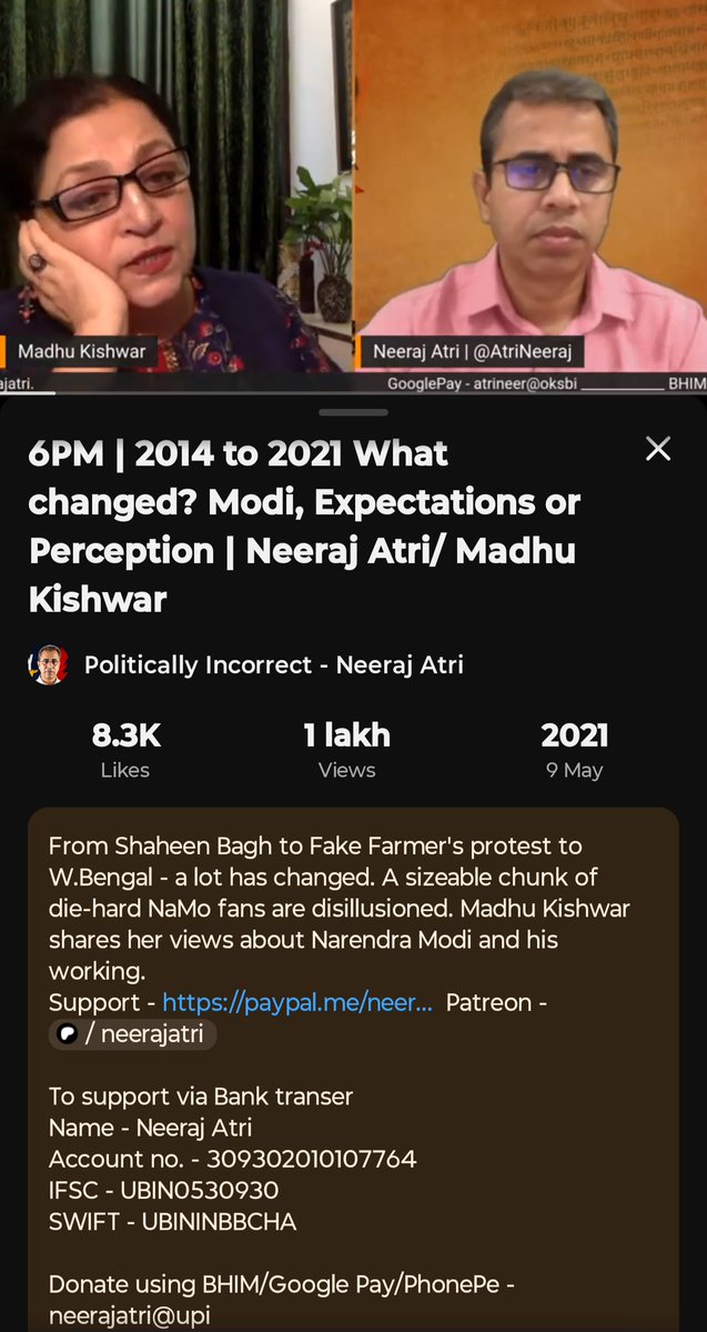 ms20040's tweet photo. She did exactly that, Madhu Kishwar got very predictable https://t.co/0N5Roqjere
