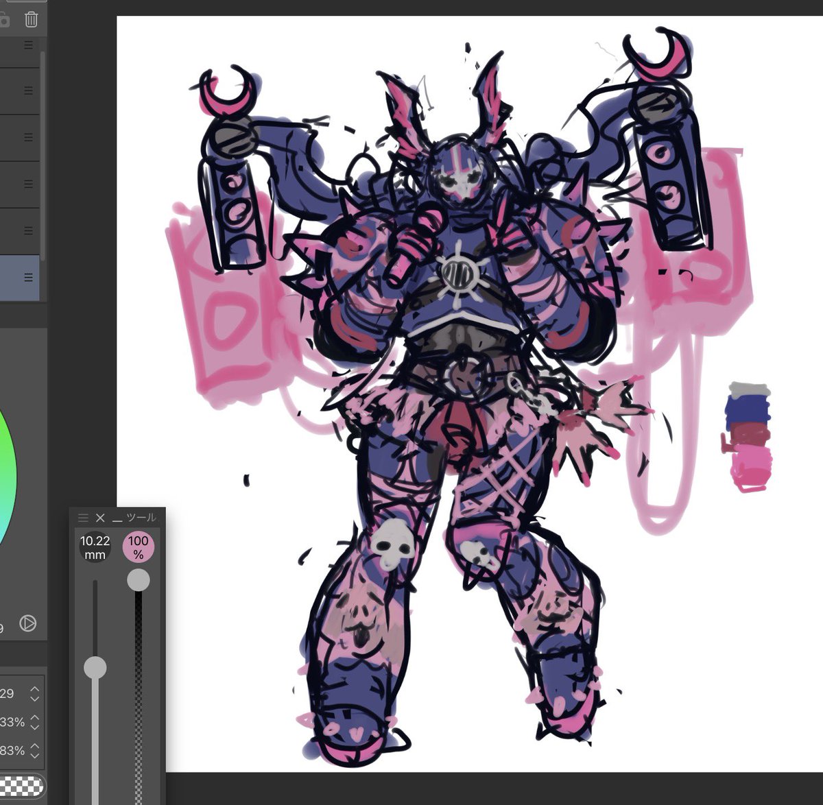 moeruinu666's tweet photo. My buddy wants a Night Lords Noise Marines femboy to play Black Crusade…💅 https://t.co/HyiKEFNdGj