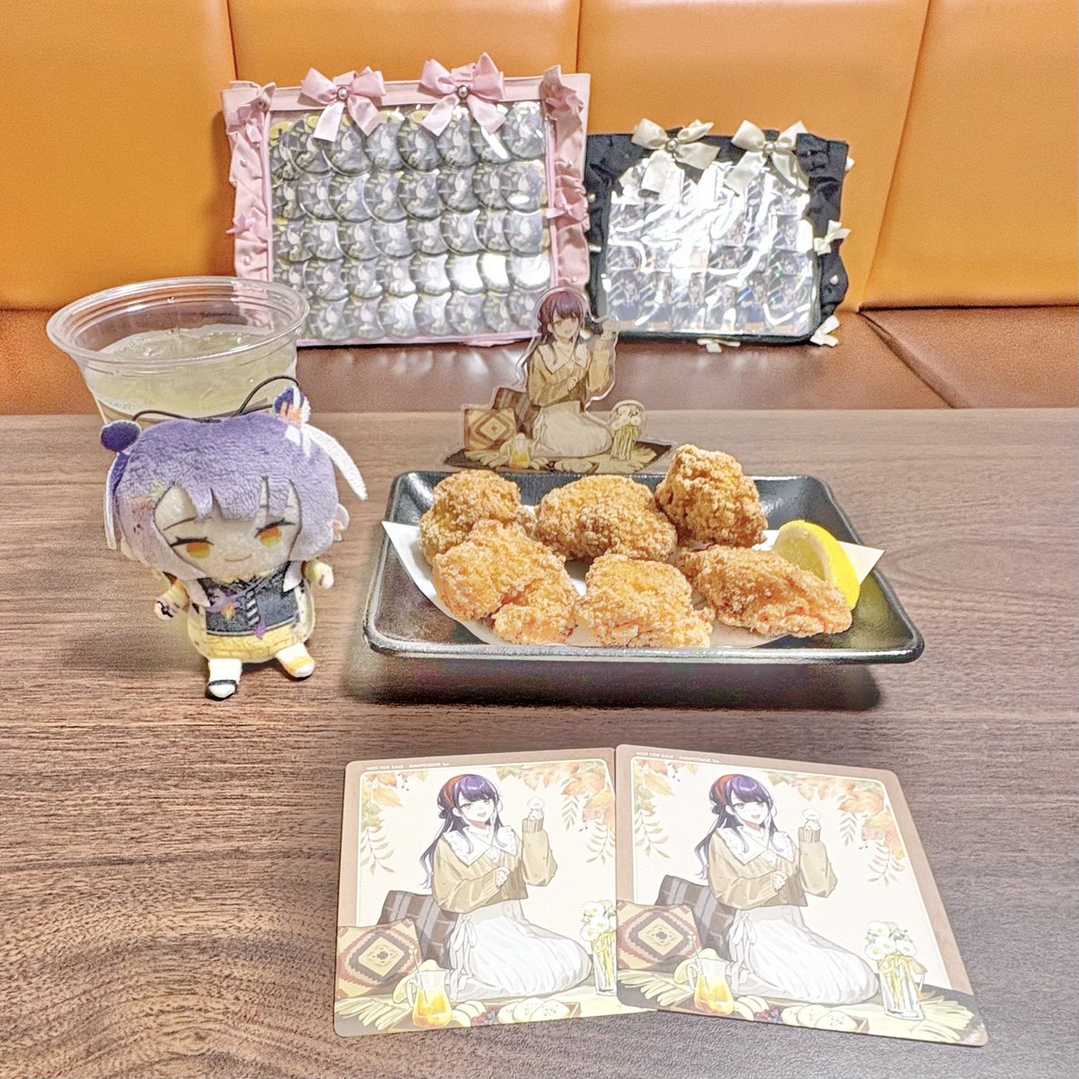 shokoraoooo's tweet photo. まねきねこ行ってきたよ🫶
海妹のビジュほんとに可愛すぎる😭😭
唐揚げもサクサクしてて美味しかった！最高のコラボをありがとうね✨️

#うみせにみせて 🍀︎ https://t.co/9rvgTuTUyf