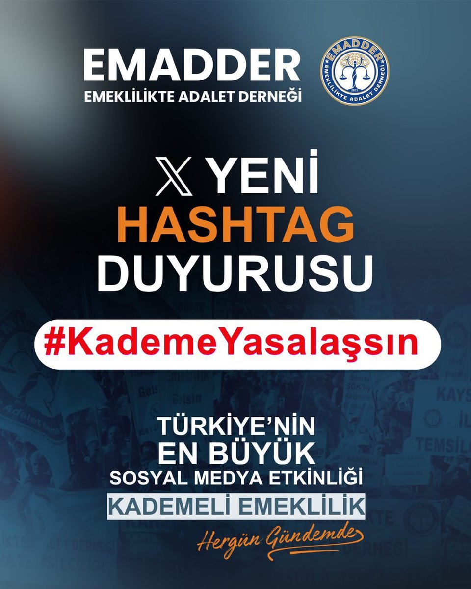 Didem77dido's tweet photo. Emeklilikte Adalet için 👇

#KademeYasalaşsın https://t.co/Be1Mb1wENV