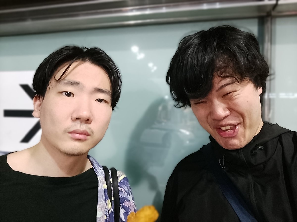 kunk_kunkakunka's tweet photo. ひよりみと「アレクトール」というユニット名でM-1出てきますﾋﾞｭﾙﾙ

この日のために、ひよりみはちょっとだけ髭生やして来てくれましたﾎﾟﾒﾎﾟﾒ https://t.co/ocmWprNnS1