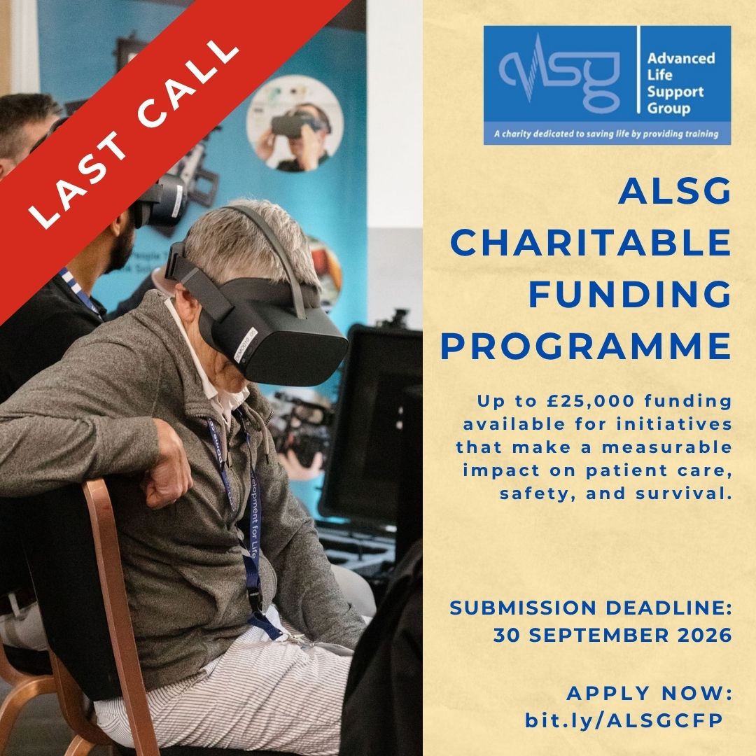 _ALSG_'s tweet photo. 📣 Last call for ALSG's Charitable Funding Programme applications - deadline 30 Sept. It support projects that make a measurable difference in patient care, safety and survival. Open to organisations or individuals, apply here https://t.co/13xoqwlrl7 https://t.co/KmN6YGBuuD