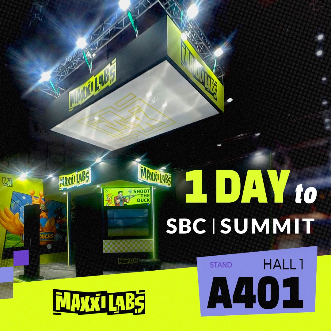 maxxilabs's tweet photo. Here's a sneak peek at our SBC Lisbon 2026 booth, happening tomorrow👀 

Join the Telegram Community for more SBC updates:
👉️ https://t.co/dPpsjReOmd 
 
18+ only | Please Gamble Responsibly https://t.co/zpN4FeklhB 
#MaxxiLabs #MadDucks #SBC https://t.co/aBUoJI4lAZ