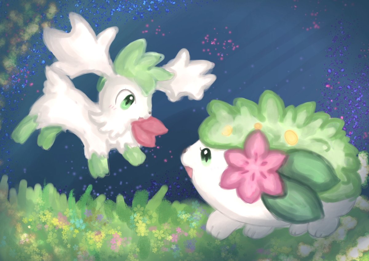 KUROne961's tweet photo. 祝!ダイパ20周年🎉 
めでたいのでちまちま描いてたシンオウ地方のポケモン達を投稿してみる*ˊᵕˋ*
この子達も初登場からだいぶ経ったんだね…小さい頃シェイミのぬい持ってたよ🥹 
 #ポケモン絵  #ポケモン https://t.co/3EA4IacUwi