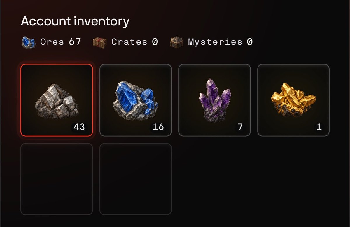 elina_mh's tweet photo. Field Dispatch #2 | From the Republic road 🏛️

Checked my inventory again today. Last time I had 43 Ores, now it’s 67:

⚪ 43 Common
🔵 16 Rare
🟣 7 Epic
🟡 1 Gold (first one I’ve seen!)

No unopened Crates or Mysteries right now. Everything came from quests and raids, step by step.

One detail: the Common ore page now says its campaign multiplier will appear once the economic terms are confirmed, so for now I’m just collecting.

If this post gets approved, it goes into the Republic raid queue so other participants can support it.

Want to join in?
1️⃣ Create a Republic account

https://t.co/5YsIkvGrhb

2️⃣ Join the Legion Discord and finish the starter quest

https://t.co/uprsMNdK5q

3️⃣ Complete the starting campaigns and keep moving along The Road

Participating in a rewarded Republic community campaign. Outcomes aren’t guaranteed🙌🏻

@legiondotcc #TheRepublic