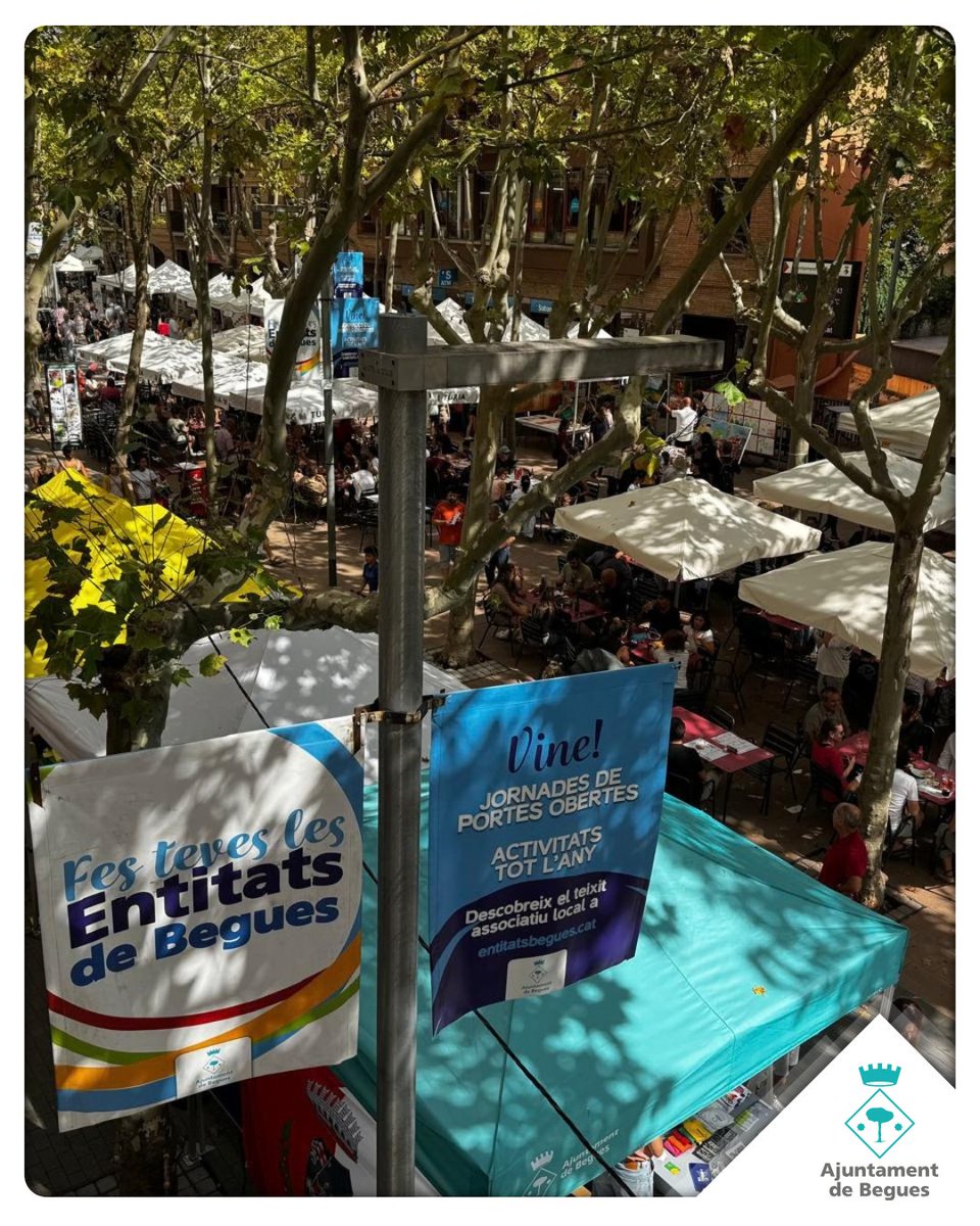 ajbegues's tweet photo. 📸 Recupera les millors imatges de la 19a Mostra d'Entitats de #Begues, la qual va tenir lloc ahir al matí al passeig de l'Església i a la plaça de l'Ateneu.
➕ 📸 ⬇️
🔗 https://t.co/pLSKVWALNz https://t.co/7h7iKqC65Q