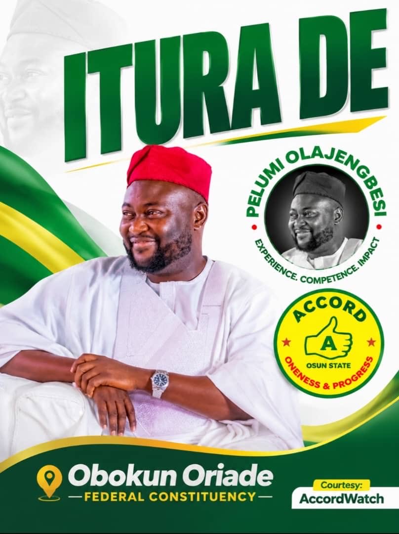 Okewale0's tweet photo. Meet Barrister Pelumi Olajengbesi ,a man who knows that real leadership isn't about position, it's about showing up for the people who need you.

For Obokun Oriade, we want someone who listens, puts in the effort, and never forgets where he's from.

Good governance . Competence. https://t.co/6k8tkkZmWL