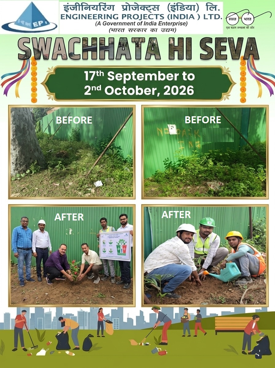 epilco_itd's tweet photo. As a part of Swachhta Hi Seva 2026, EPIL has organized Plantation &amp; Cleanliness Drive at Gurkhabasti, Agartala, West Tripura. #MHI #SWACHHOTSAV #SwachhBharat #SHS2026 #SwachhataHiSeva2026 #SpecialCampaign6
@SwachhBharatGov
@swachhbharat
@MoHUA_India
@vijaymittal4
@DARPG_GoI https://t.co/SEPVnNjdHq