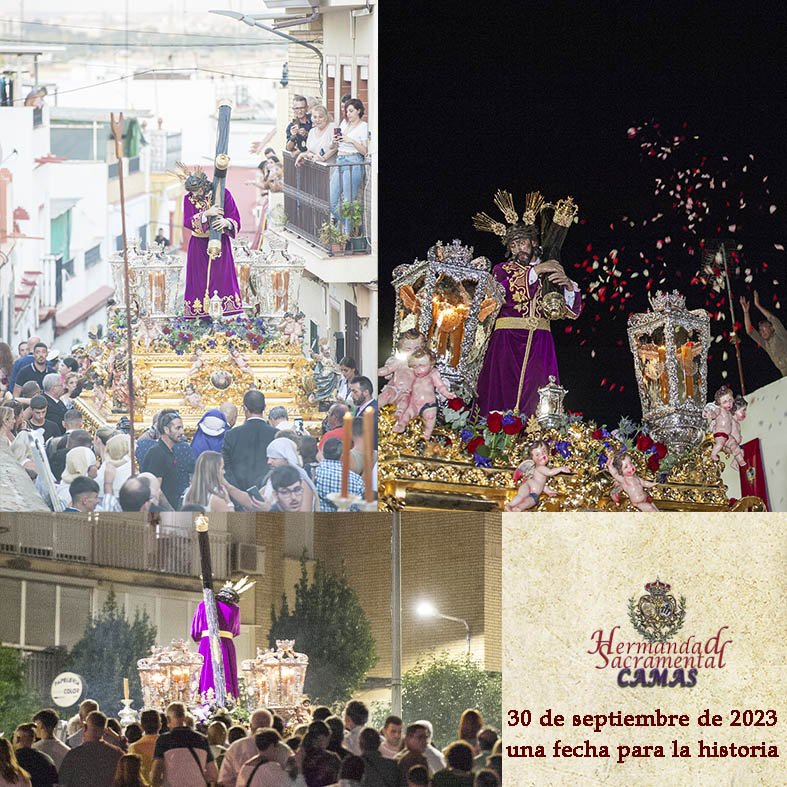 GranPoderCamas's tweet photo. Comenzamos las semana con estas fotografías que sin duda alguna, ya forman parte de la historia de nuestra ciudad de Camas y de nuestra Hermandad.

#HermandadSacramentalCamas
#HistoriaSacramentalCamas
#GranPoderCamas
📷Jorge González https://t.co/oKVcmD2ZAi