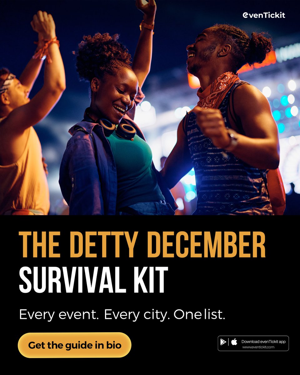 Eventickit52355's tweet photo. December plans loading…

Find the events you want to attend and get your tickets on evenTickit.

#evenTickit #DettyDecember #NigeriaEvents https://t.co/cq2OgNxgUg