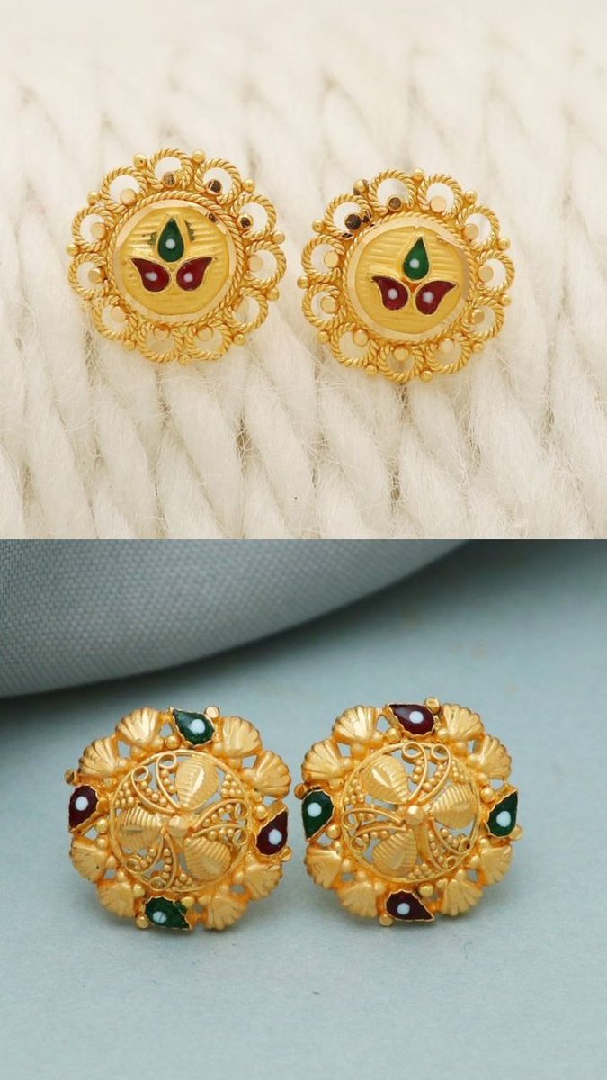 AsianetNewsSN's tweet photo. Gold Studs: ಚಿನ್ನ ಖರೀದಿಸೋ ಪ್ಲ್ಯಾನ್ ಇದ್ಯಾ? ಮೊದಲು ನೋಡಿ 2 ಗ್ರಾಂನ ಈ ಟ್ರೆಂಡಿ ಗೋಲ್ಡ್ ಸ್ಟಡ್ಸ್
Click for Complete Details: https://t.co/0eHeOa2eQZ
#goldstuds #earrings #fashion #jewellery https://t.co/pMsGQr5G2V