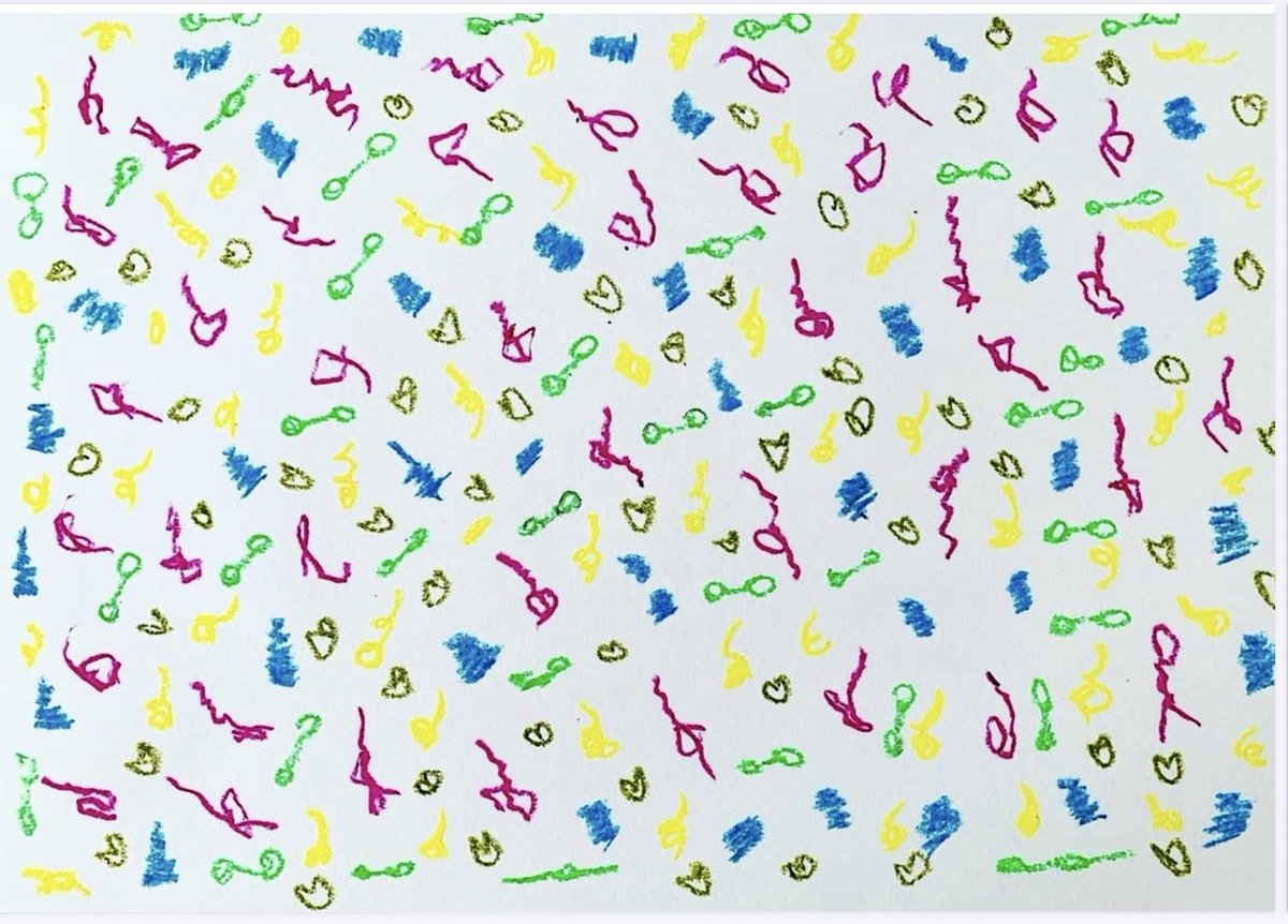 RoxanaBasauri's tweet photo. Analog generative system, vocal frequencies, asemic notation #art #generativeart #generativeartist #painting #generativepainting #asemicart https://t.co/rM75TYre8P