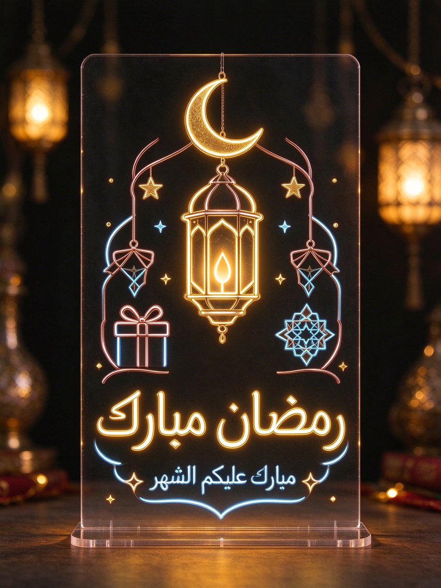 NinaLim111's tweet photo. Brighten this holy season with bespoke Ramadan & Eid LED Neon Signs ✨
#RamadanKareem #EidMubarak #RamadanNeonSign #ArabicNeonLight #IslamicWallDecor #CustomNeonFactory #WholesaleNeon #LEDNeonDecor https://t.co/lqQ5UW5k8S