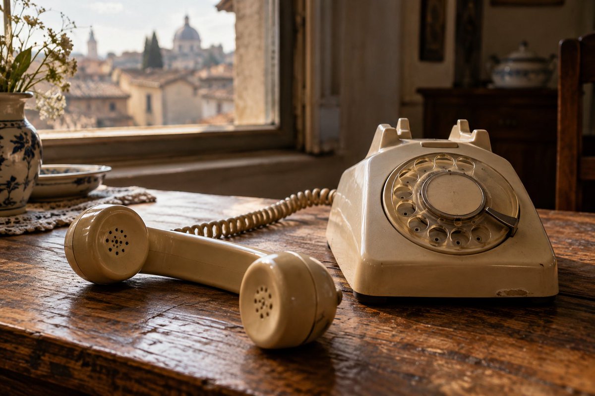 SalvOasi's tweet photo. Una volta il telefono squillava e correvamo a rispondere. Oggi guardiamo il numero e speriamo che smetta.

A forza di usarlo per venderci qualcosa, ci hanno tolto il piacere di pensare che qualcuno volesse soltanto sentirci. https://t.co/l2dPO2IsKl