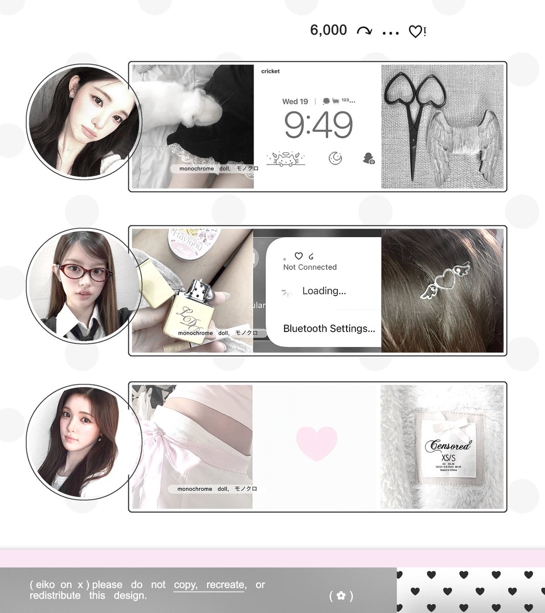 eikozu's tweet photo. halo, ei punya layout ready yuha wonhee stella dan minju! priced at 6,000 ♡ dm untuk pesan

( #zonauang ) https://t.co/ez0bPjSlUZ