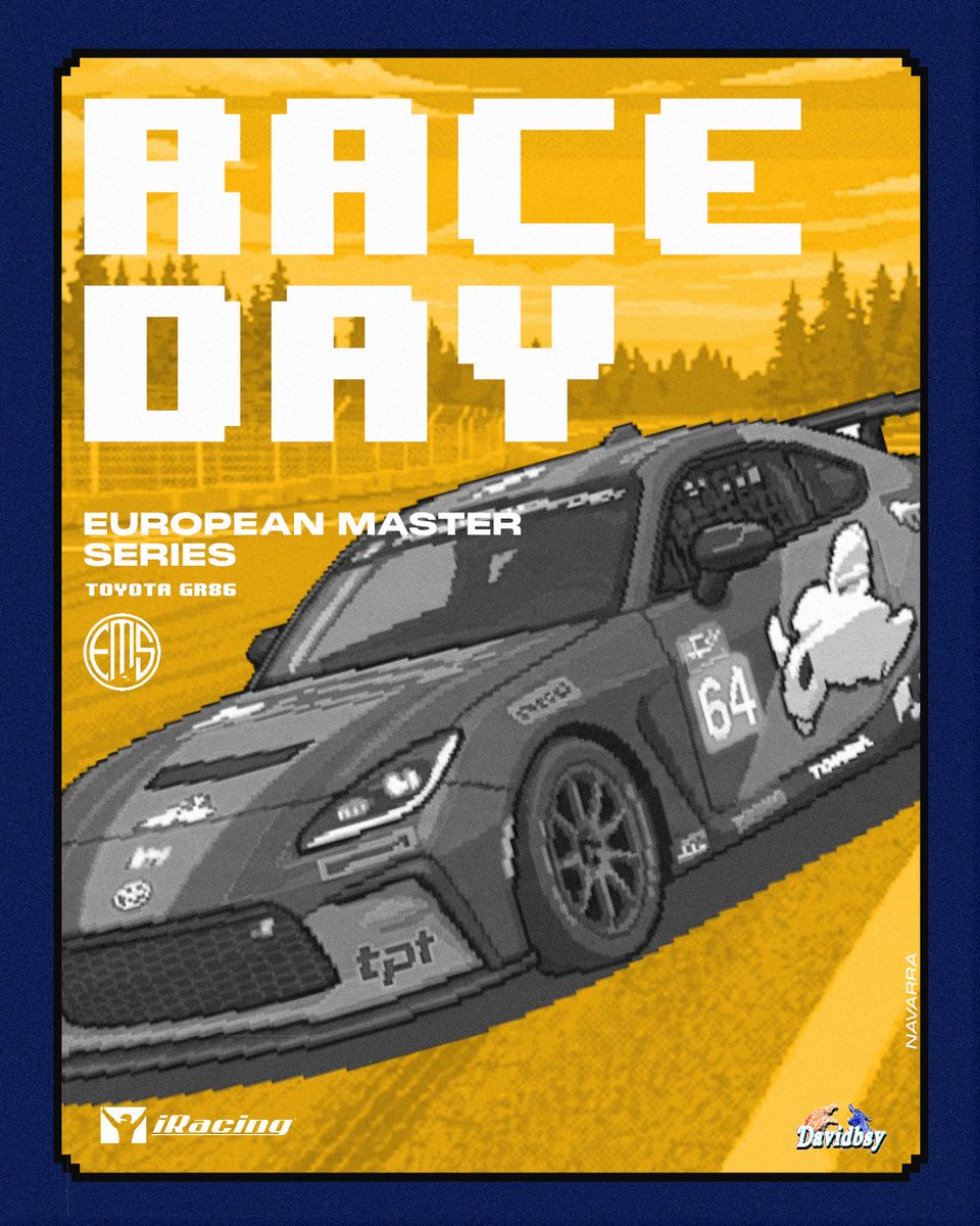 TurTlesClan_'s tweet photo. 🚨LUNES DE CARRERA🚨
🏆 @EMS_iRacing European Master Series
⏰ 22:30h
🏎️ Toyota GR85 / Navarra
📺 https://t.co/j0BqpMYGti
Segunda carrera, ¡vamos a por la victoria! 🚀
Todo el mundo apoyando a @n1_SlowLY hoy💪
#IRacing #GOTC 🐢 https://t.co/Jf8VXhTEwK