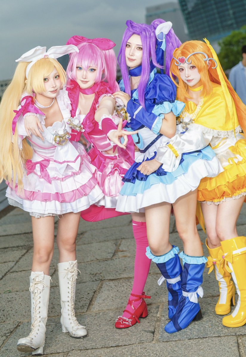 lamuda_44's tweet photo. キュアメロディでいました!!
4人揃えられたの最高すぎた😖💓 https://t.co/ir7ysGGUKq