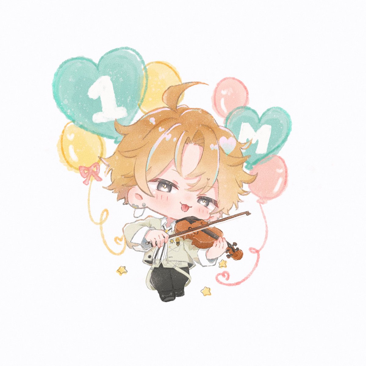 _kA3d3_'s tweet photo. （ 1日遅れているが）
⊹˚₊ ୨୧ Happy 1 Month Anniversary ୨୧ ⊹˚₊
タイガくんに出会えてほんとによかった！

#神あーと https://t.co/GK6lH1SA9b