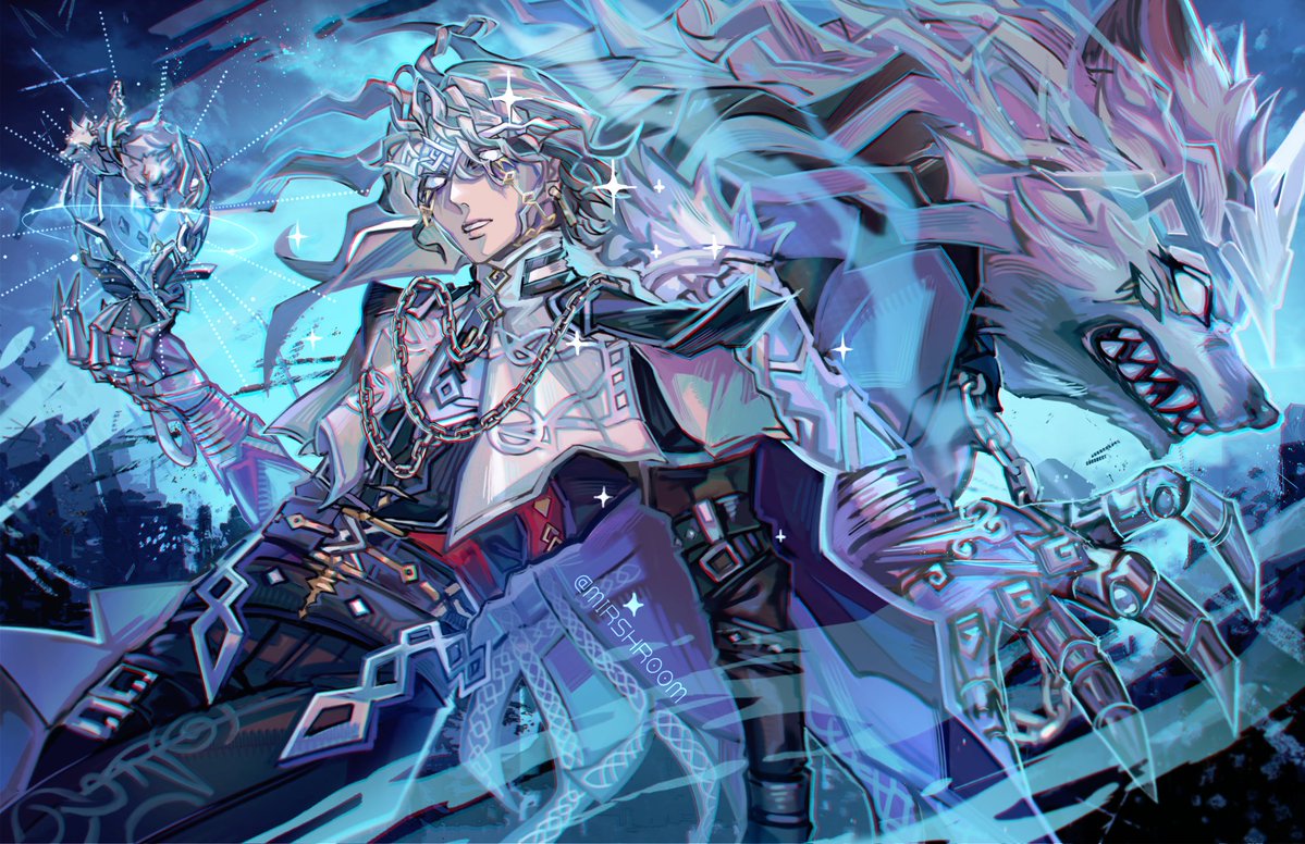 mirsroom's tweet photo. finally drew herztier🐺#identityv https://t.co/jDwA6hhICk